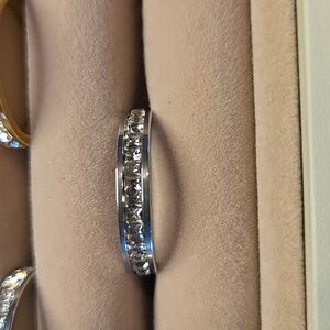 Ring new titane silver tone sz 8